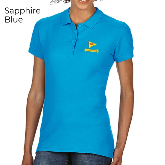 Rochester Cruising Club Ladies Polo Shirt Sapphire Blue