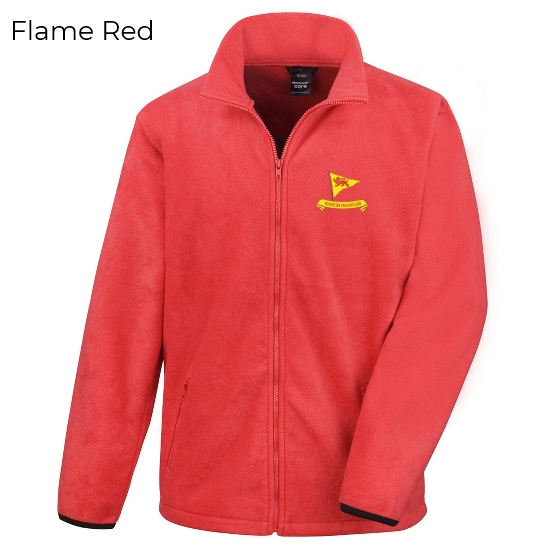 Rochester Cruising Club Mens Fleece Flame Red