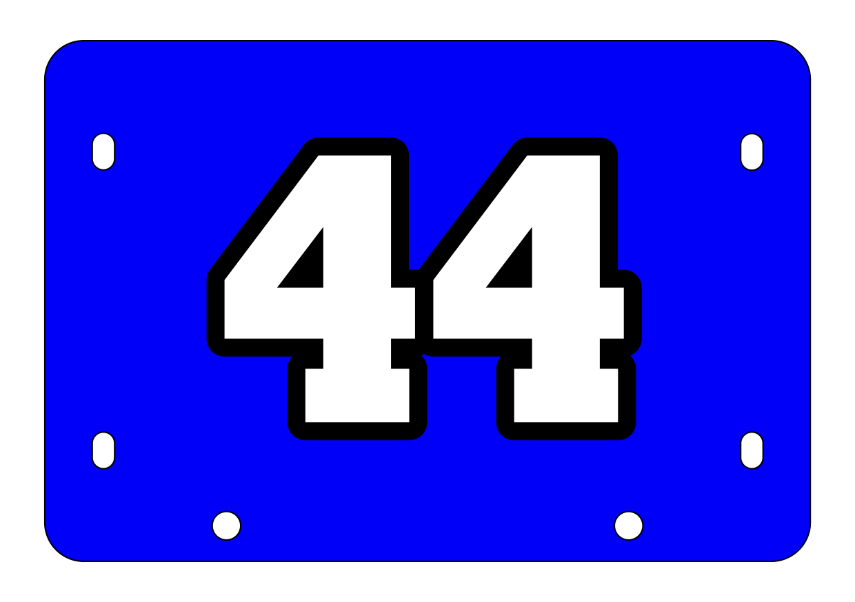 Text Number Board 44